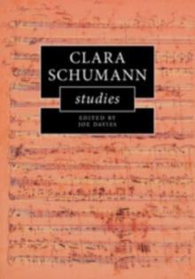 Clara Schumann Studies