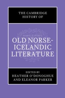 The Cambridge History of Old Norse-Icelandic Literature