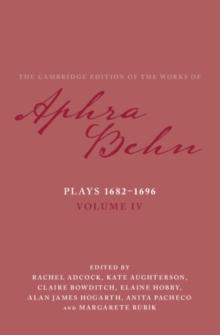 Plays 16821696: Volume 4, The Plays 16821696