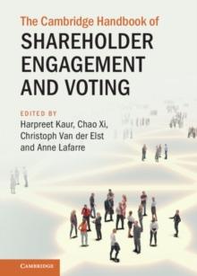 Cambridge Handbook of Shareholder Engagement and Voting