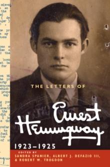 Letters of Ernest Hemingway: Volume 2, 1923-1925