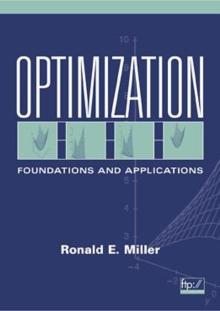 Optimization : Foundations and Applications