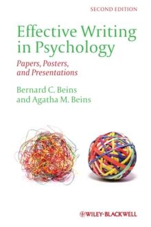 Effective Writing in Psychology : Papers, Posters, and Presentations