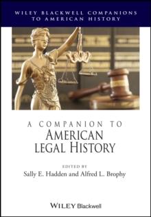 A Companion to American Legal History