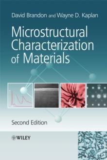 Microstructural Characterization of Materials