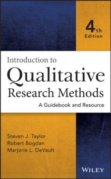 Introduction to Qualitative Research Methods : A Guidebook and Resource