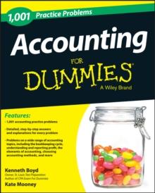 Accounting : 1,001 Practice Problems For Dummies