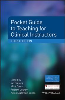 Pocket Guide To Teaching For Clinical Instructors