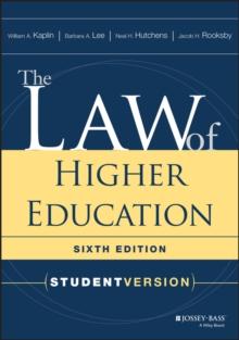 The Law of Higher Education, Student Version