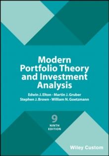 Modern Portfolio Theory and Investment Analysis