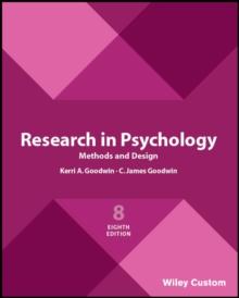 Research in Psychology Methods and Design 8e