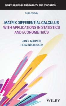 Matrix Differential Calculus with Applications in Statistics and Econometrics