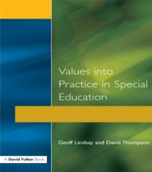 Values into Practice in Special Education