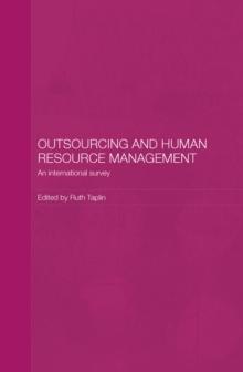 Outsourcing and Human Resource Management : An International Survey