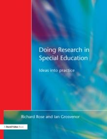 Doing Research in Special Education : Ideas into Practice