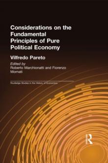 Considerations on the Fundamental Principles of Pure Political Economy