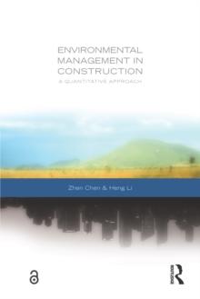 Environmental Management in Construction : A Quantitative Approach