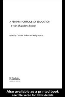 Feminist Critique of Education : Fifteen Years of Gender Development