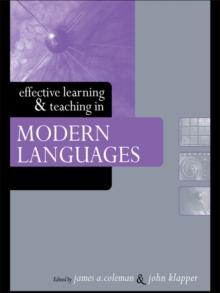 Effective Learning and Teaching in Modern Languages