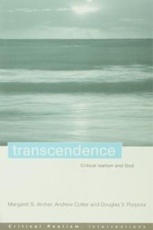 Transcendence : Critical Realism and God