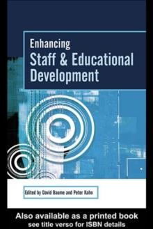 Enhancing Staff and Educational Development