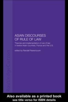 Asian Discourses of Rule of Law