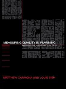 Measuring Quality in Planning : Managing the Performance Process