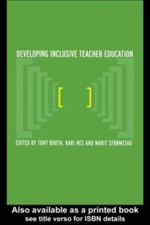 Developing Inclusive Teacher Education