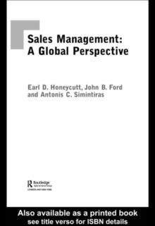 Sales Management : A Global Perspective