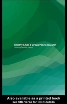 Healthy Cities and Urban Policy Research