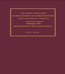 Organization and Management : Selected Papers