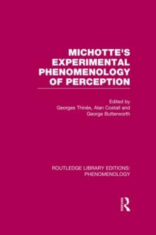 Michotte's Experimental Phenomenology of Perception