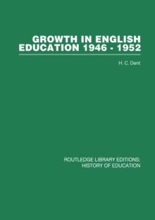 Growth in English Education : 1946-1952