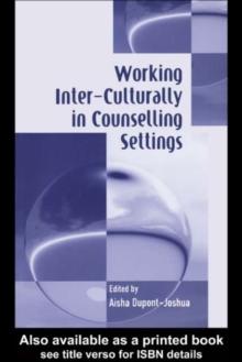 Working Inter-Culturally in Counselling Settings