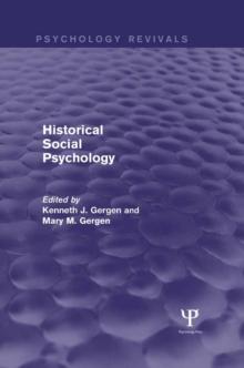 Historical Social Psychology (Psychology Revivals)