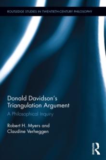 Donald Davidson's Triangulation Argument : A Philosophical Inquiry