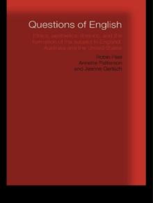 Questions of English : Aesthetics, Democracy and the Formation of Subject