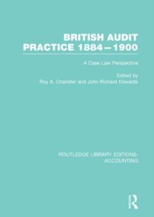 British Audit Practice 1884-1900 (RLE Accounting) : A Case Law Perspective