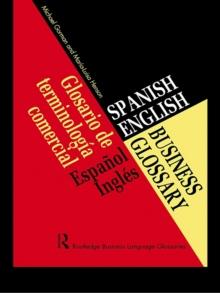 Spanish/English Business Glossary