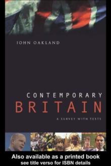 Contemporary Britain : A Survey With Texts