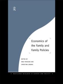 Economics of the Family and Family Policies