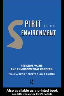 Spirit of the Environment : Religion, Value and Environmental Concern