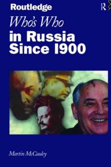 Who's Who in Russia since 1900