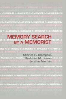 Memory Search By A Memorist