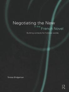 Negotiating the New in the French Novel : Building Contexts for Fictional Worlds