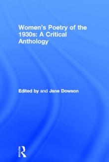 Women's Poetry of the 1930s: A Critical Anthology