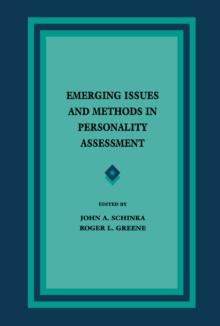 Emerging Issues and Methods in Personality Assessment