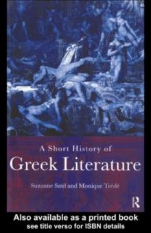 A Short History of Greek Literature