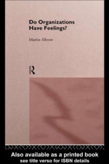 Do Organizations Have Feelings?