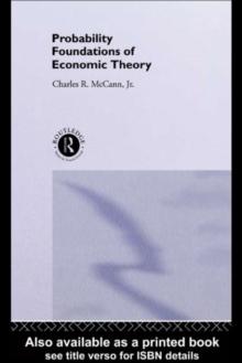 Probability Foundations of Economic Theory